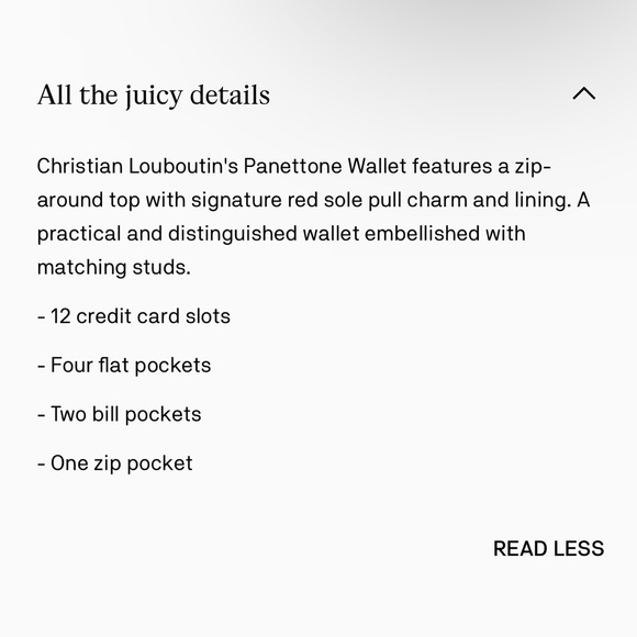 Christian Louboutin Panettone wallet (O/S) - Picture 9 of 16